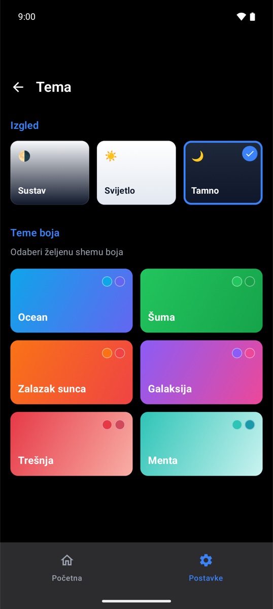 Teme i tamni način